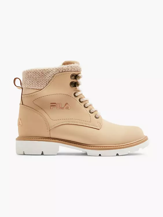 FILA Schnürboots in beige