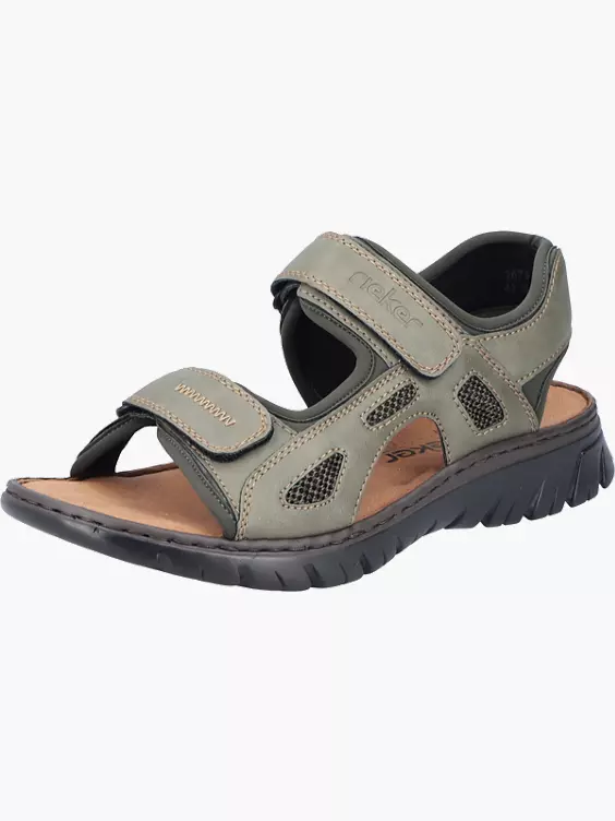 Rieker Herren Trekkingsandalen in grün