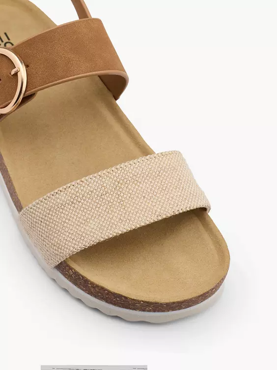 ESPRIT Sandale in beige
