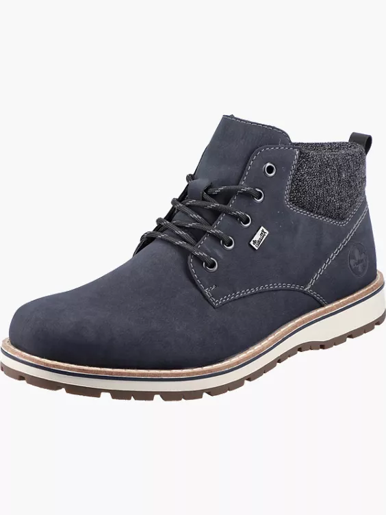 Rieker Herren Schnürstiefel in blau