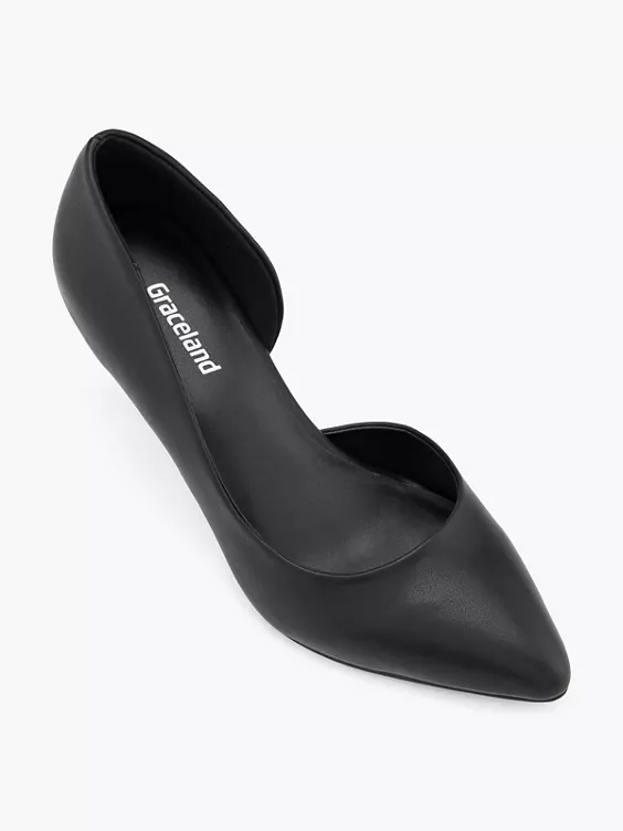 Graceland Pumps in schwarz
