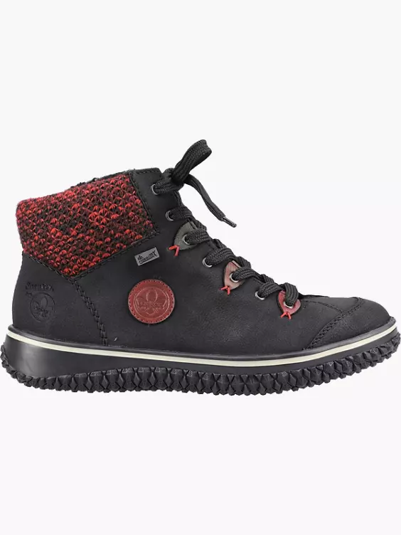 Rieker Damen Schnürschuhe in schwarz