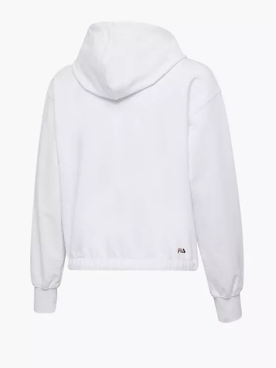 FILA Crop Hoodie in weiß