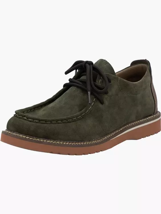 Rieker Herren Schnürschuhe in grün