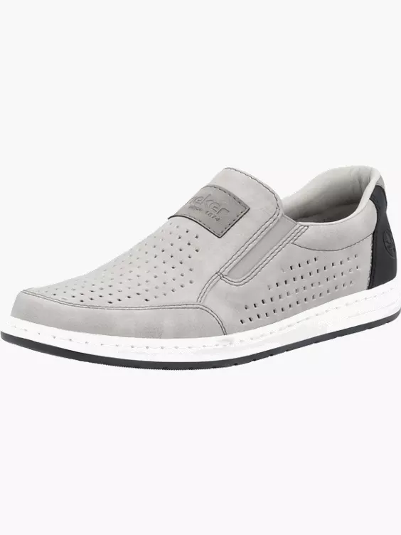 Rieker Herren Slipper in grau