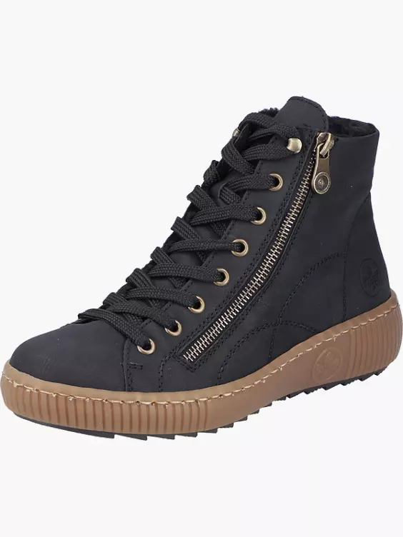 Rieker Damen Schnürschuhe in schwarz