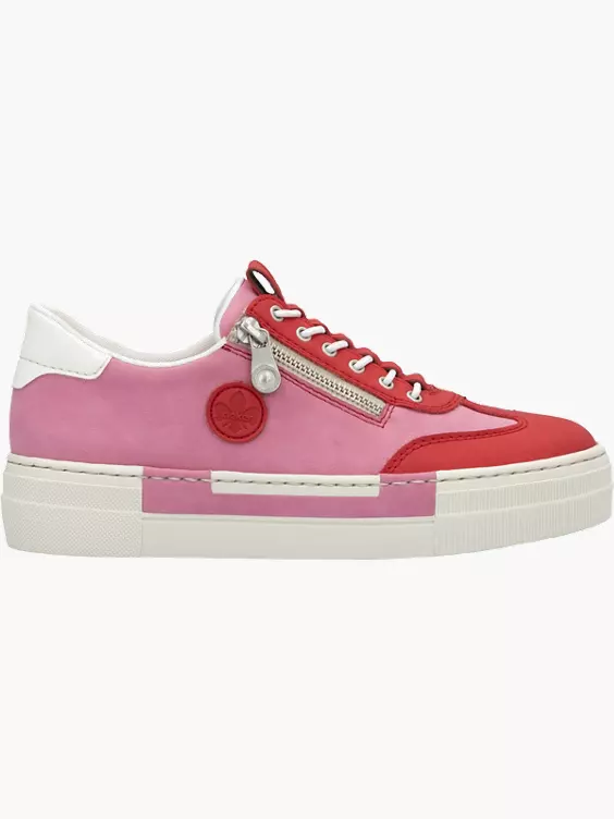 Rieker Damen Sneaker Low in rosa