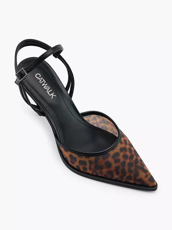 Catwalk Slingpumps in braun