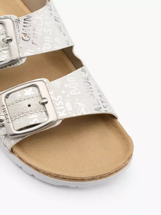 Rieker Pantolette in silber