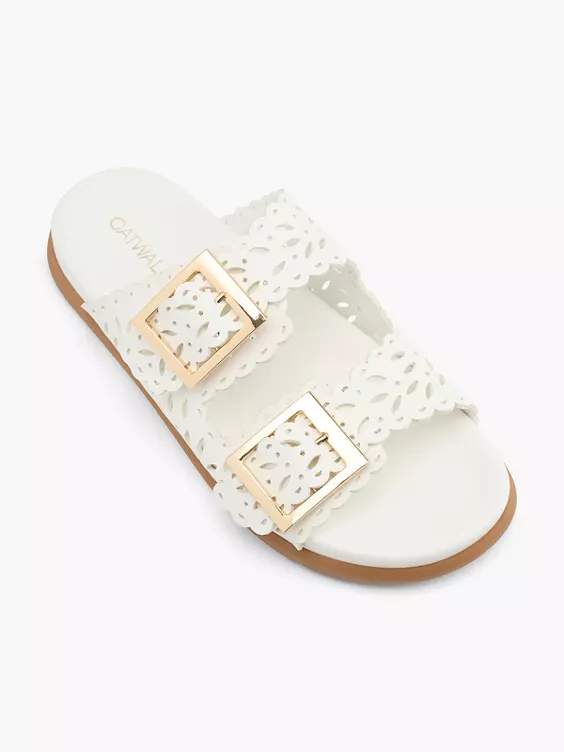 Catwalk Pantolette in weiß