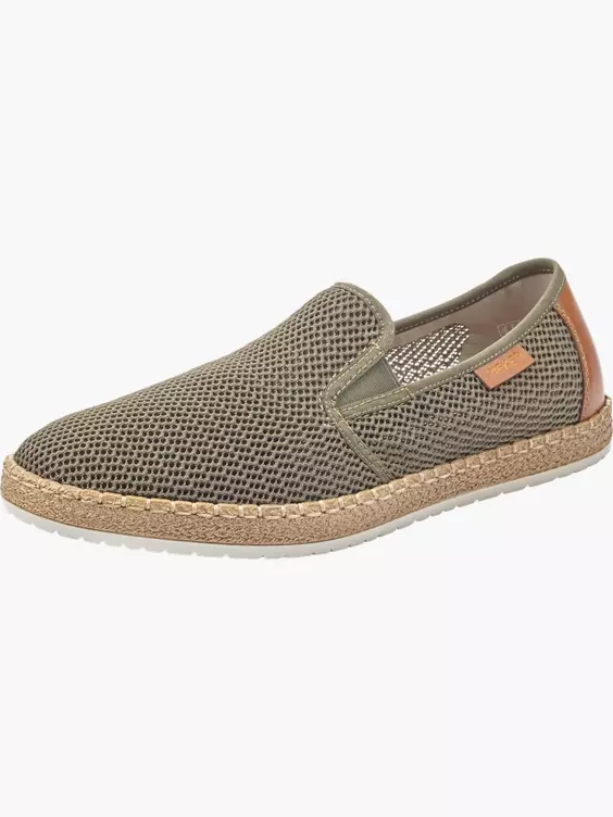 Rieker Herren Slipper in grün