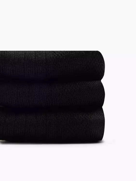 Skechers 3er Pack Socken in schwarz