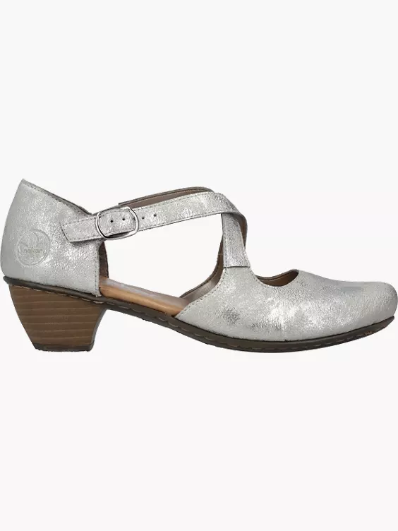 Rieker Damen Pumps in silber