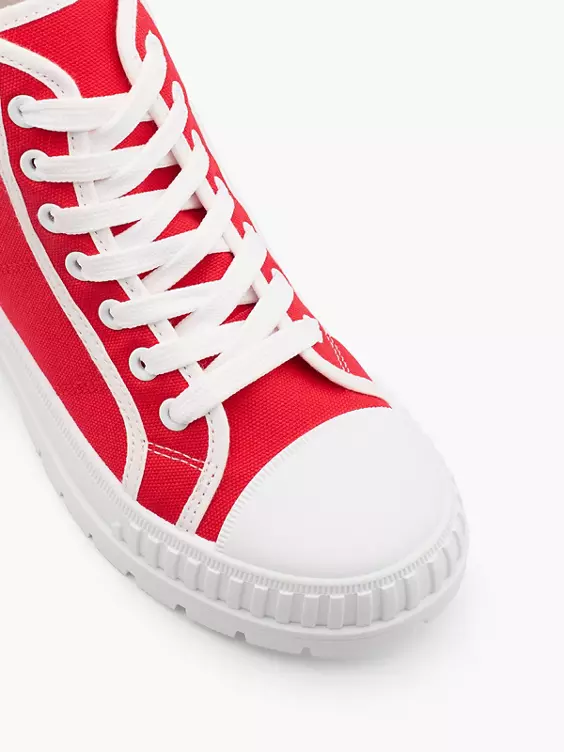 Vty Hoher Sneaker in rot