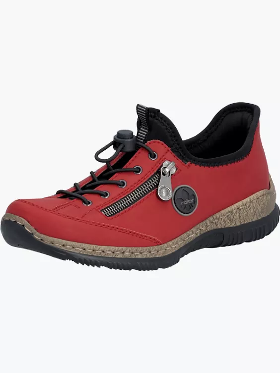 Rieker Damen Slipper in rot