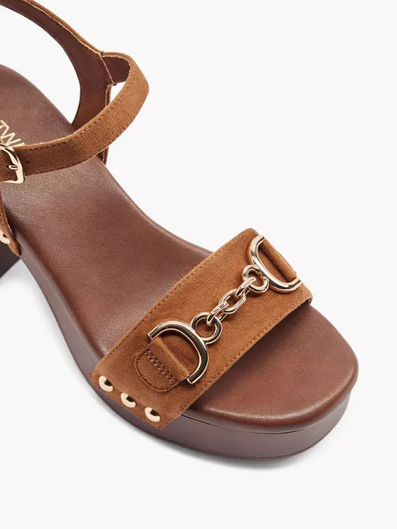 Catwalk Sandalette in cognac
