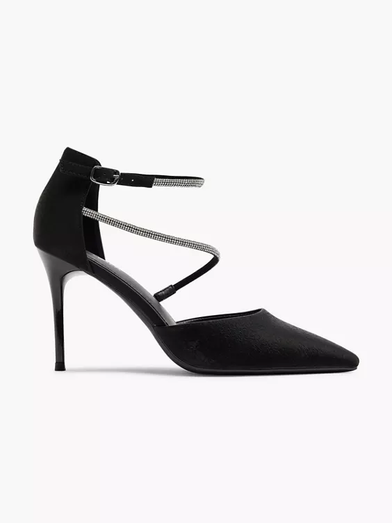 Catwalk Spangenpumps in schwarz