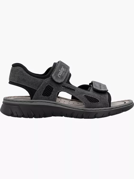 Rieker Herren Trekkingsandalen in grau