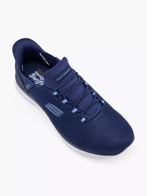 Skechers Slip On Sneaker PURE GENIUS Swift Fit in blau