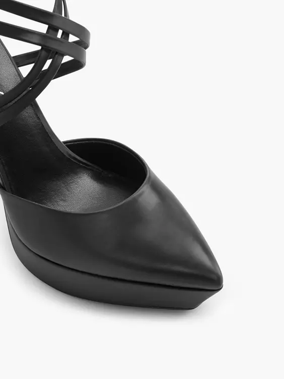 Catwalk Spangenpumps in schwarz