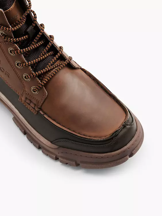 TOM TAILOR Schnürboots in braun