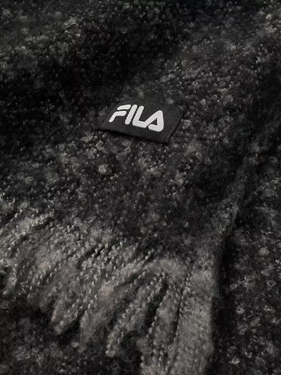 FILA Schal in schwarz