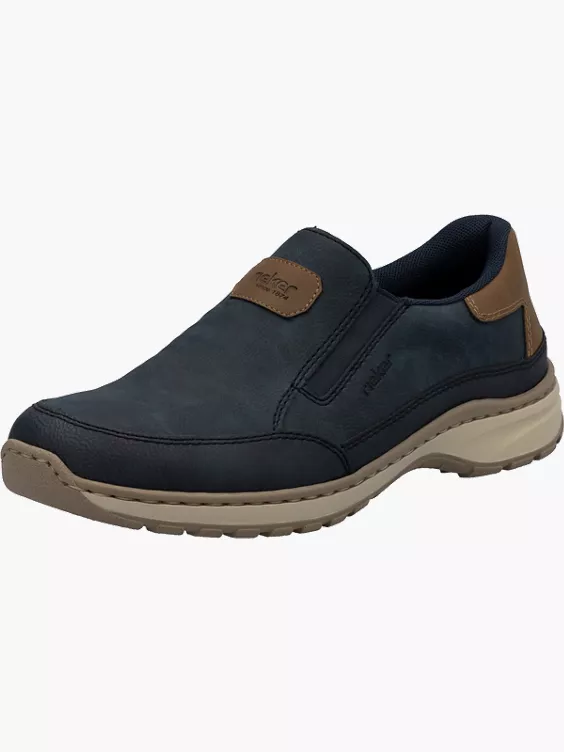 Rieker Herren Slipper in blau
