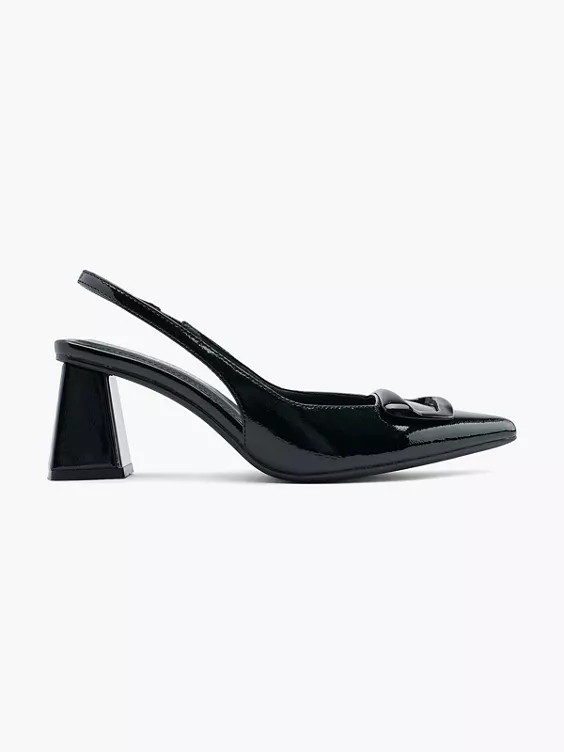Catwalk Slingpumps in schwarz