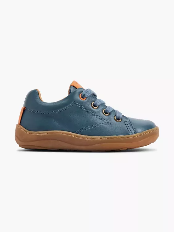 elefanten Leder Barfußschuh PERI, Weite M in blau