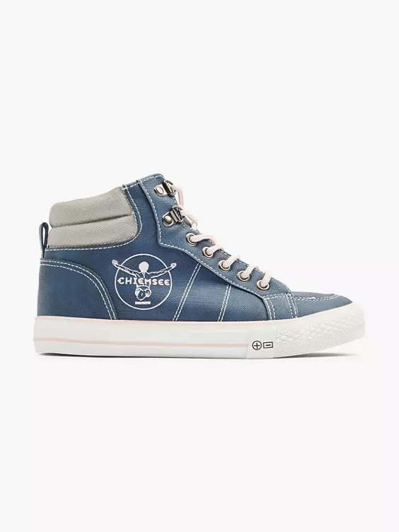 Chiemsee Hoher Sneaker in blau