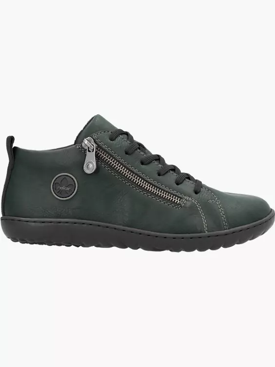 Rieker Damen Schnürschuhe in grün