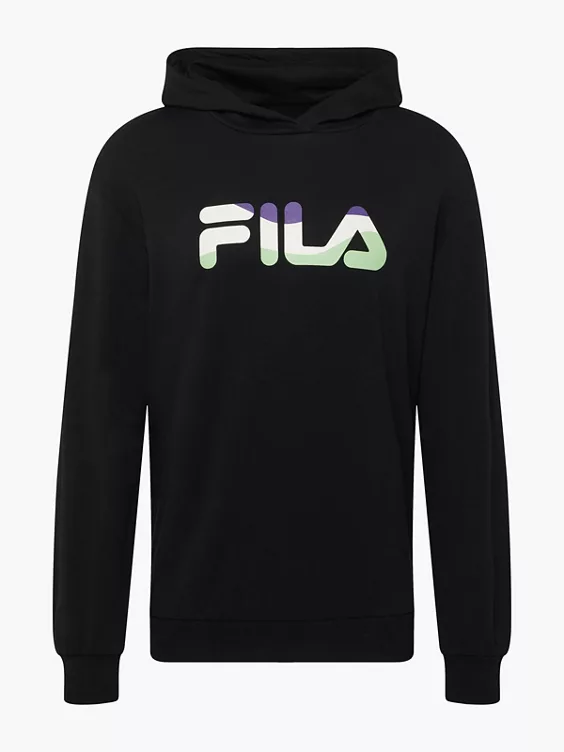 FILA Hoode in schwarz