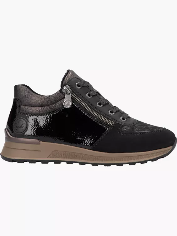 Rieker Damen Schnürschuhe in schwarz