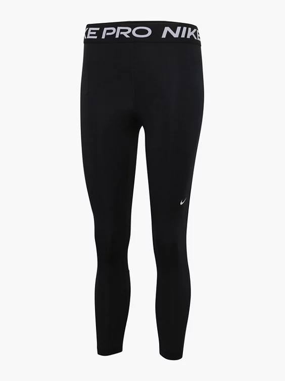 Nike Cropped Tights in schwarz