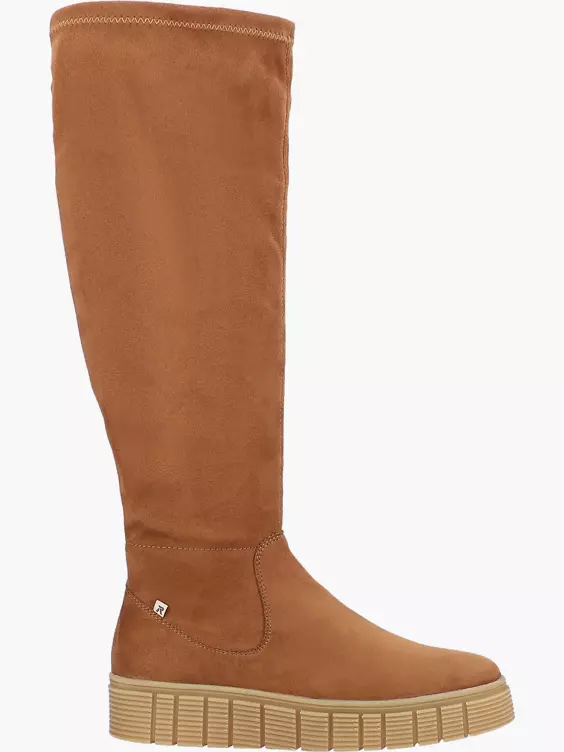 Damen Hochschaftstiefel in braun