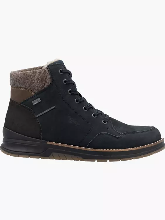 Rieker Herren Schnürstiefel in blau