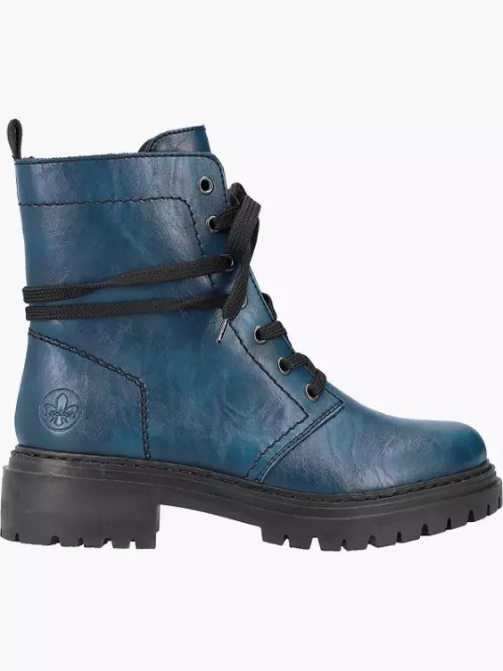 Rieker Damen Biker Boots in blau