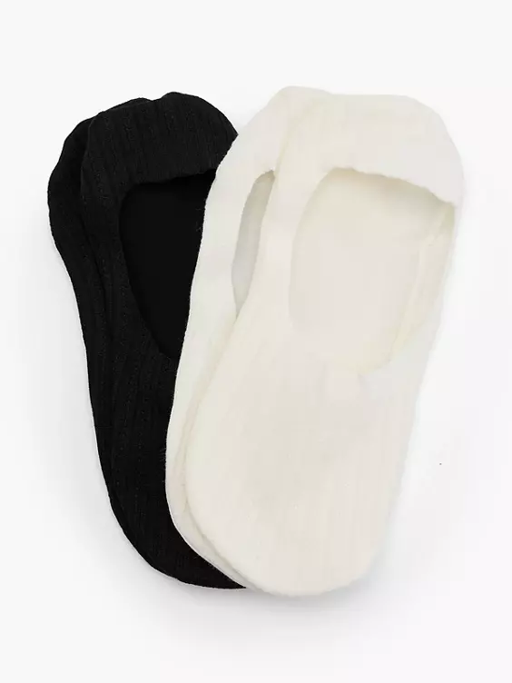 Cosy Nature 2er Pack Füßlinge in offwhite