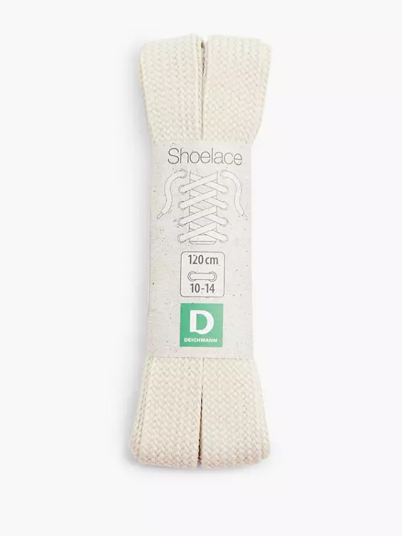 DEICHMANN Schnürsenkel 120 cm flach in beige