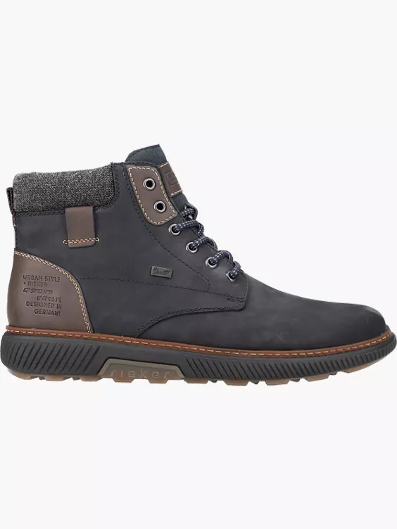 Rieker Herren Schnürstiefel in blau