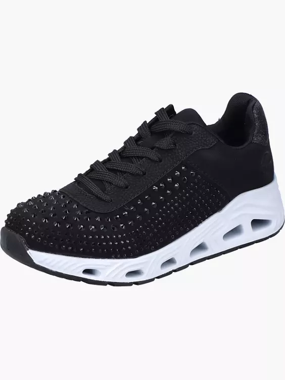 Damen Sneaker Low in schwarz