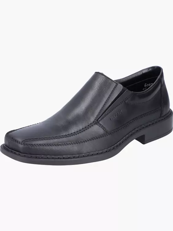 Rieker Herren Slipper in schwarz