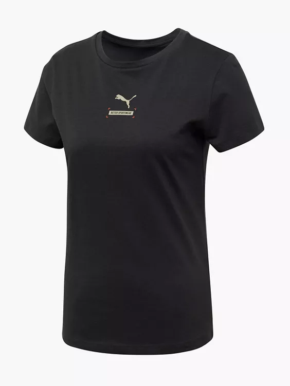 PUMA T-Shirt in schwarz