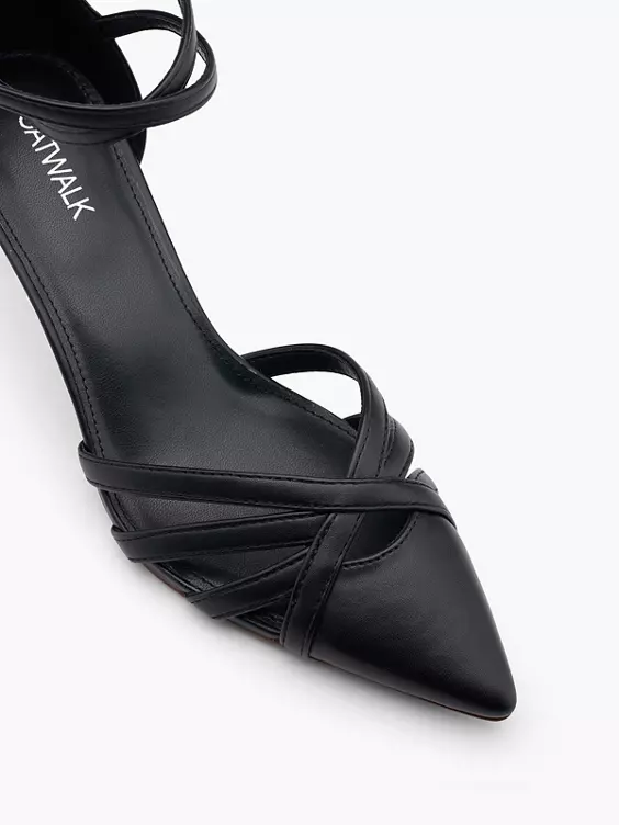 Catwalk Spangenpumps in schwarz