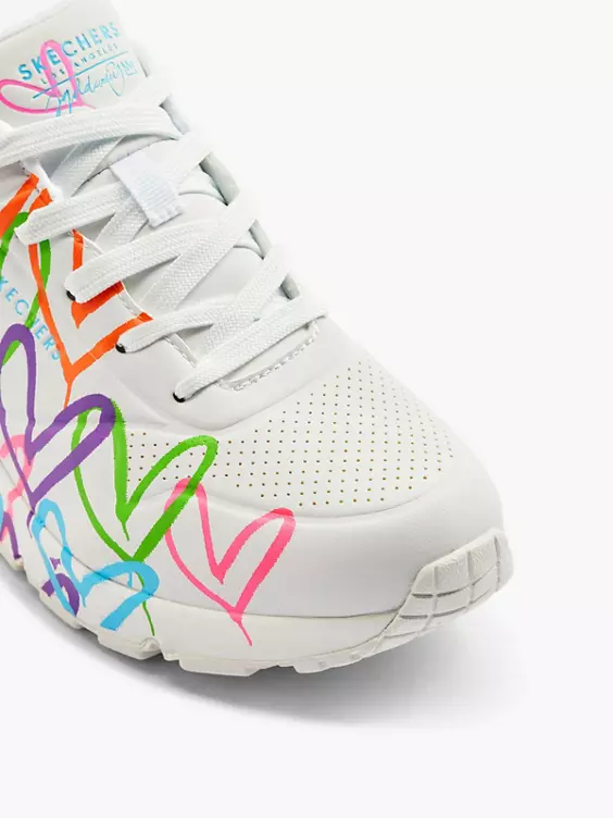 Skechers Chunky Sneaker UNO - HIGHLIGHT LOVE in weiß