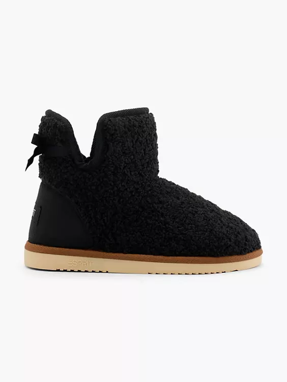ESPRIT Hausschuh in schwarz