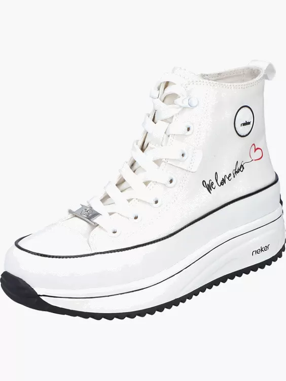 Damen Sneaker High in weiß