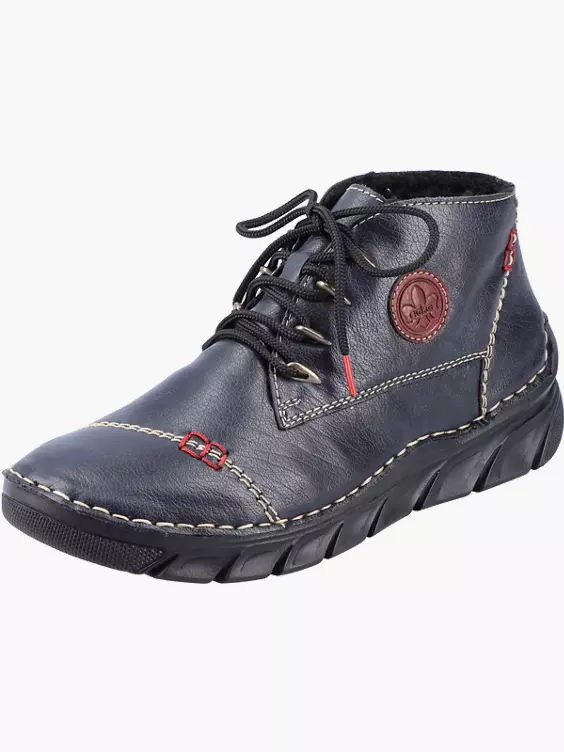 Rieker Damen Schnürschuhe in blau