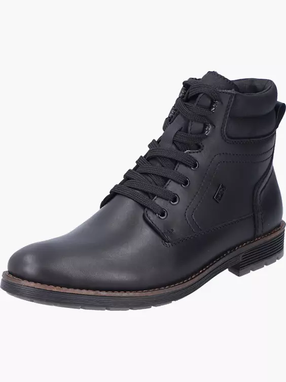 Rieker Herren Schnürstiefel in schwarz