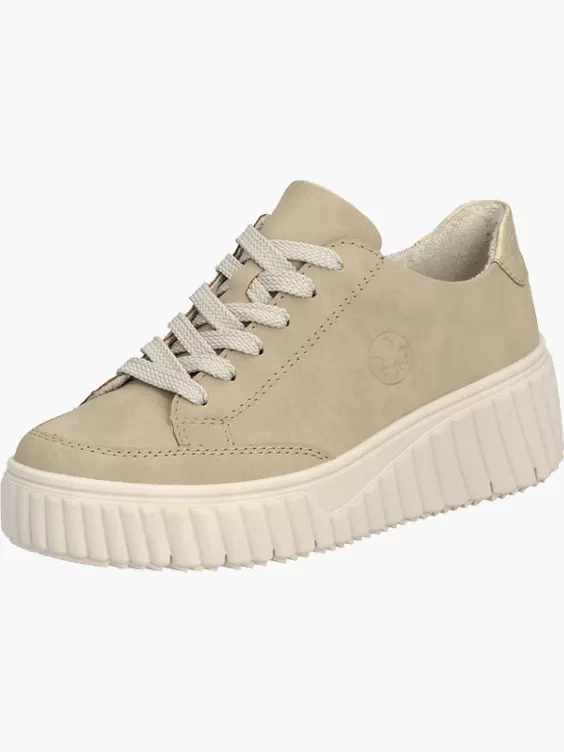 Rieker Damen Sneaker Low in beige